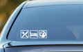 Eat Sleep Vauxhall car sticker, Vinyl decal for Vauxhalls, gift for Vauxhall owners image 0