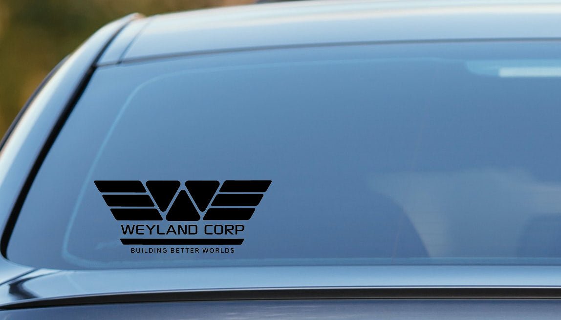 Weyland Corp Alien movie inspired sticker, car sticker, laptop decal image 0
