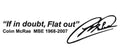 If In Doubt Flat Out Colin McRae inspired car sticker, vinyl decal image 0