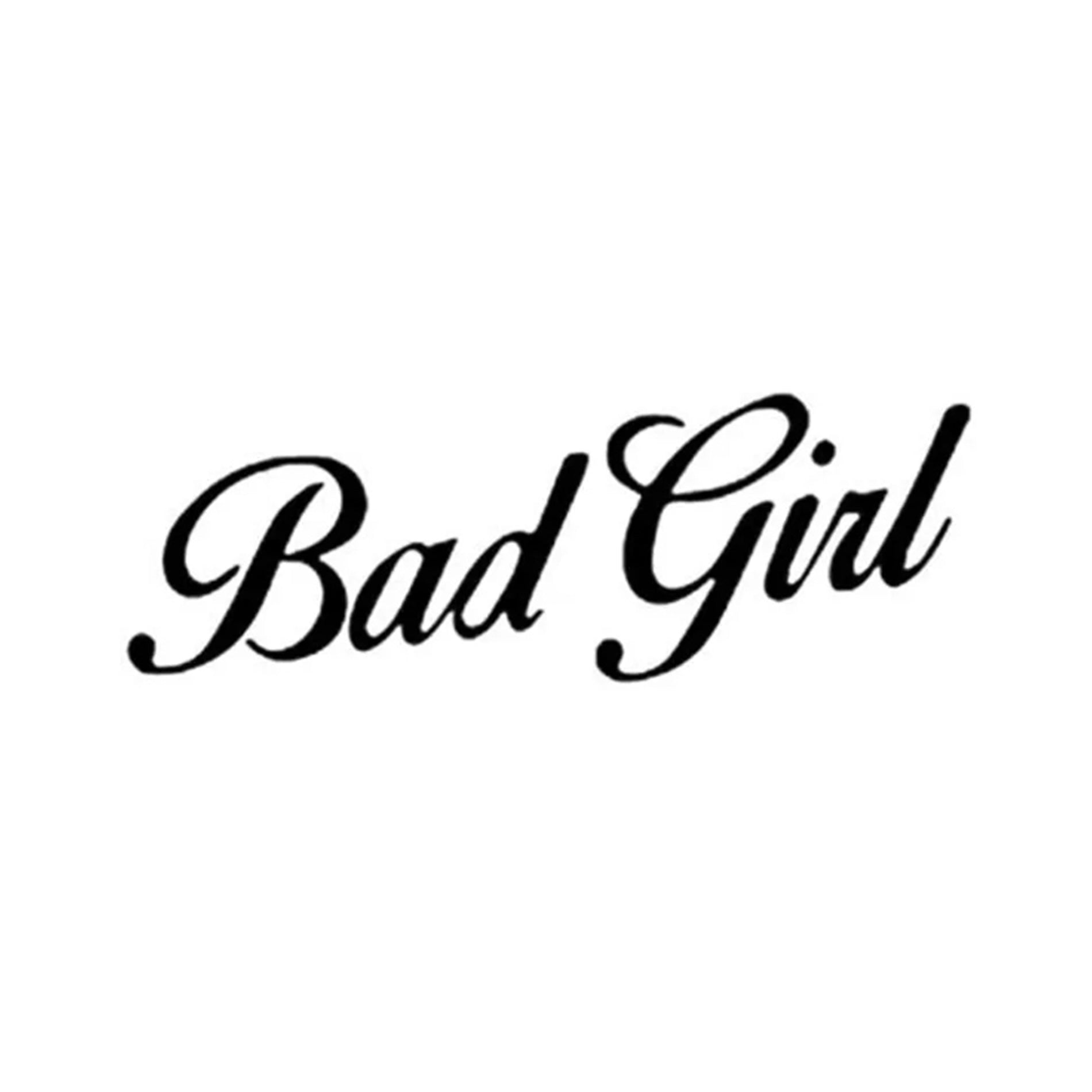 Bad Girl sticker, gift for girl drivers, Vinyl Decal