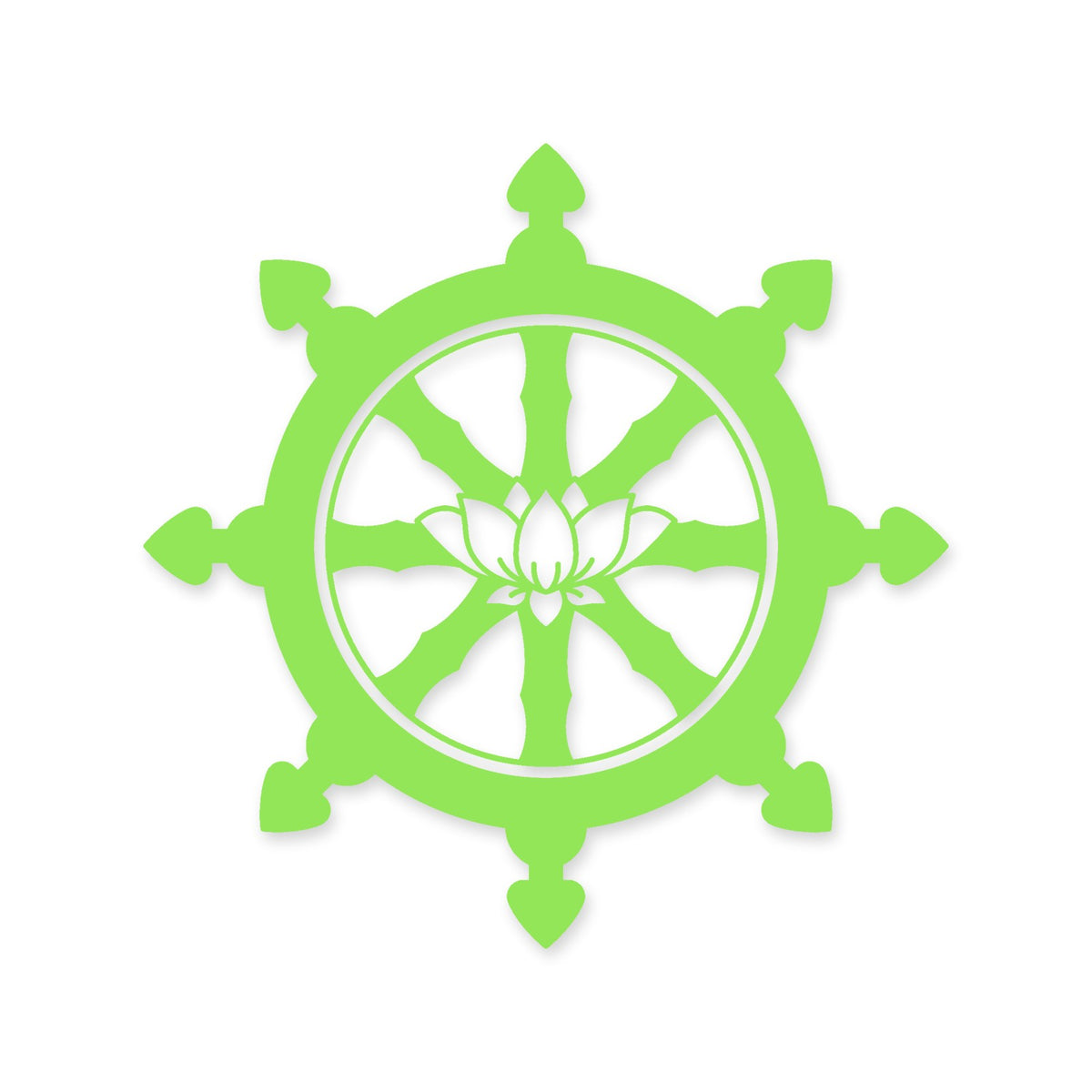 Buddhism Wheel of Life sticker, Buddhist vinyl decal