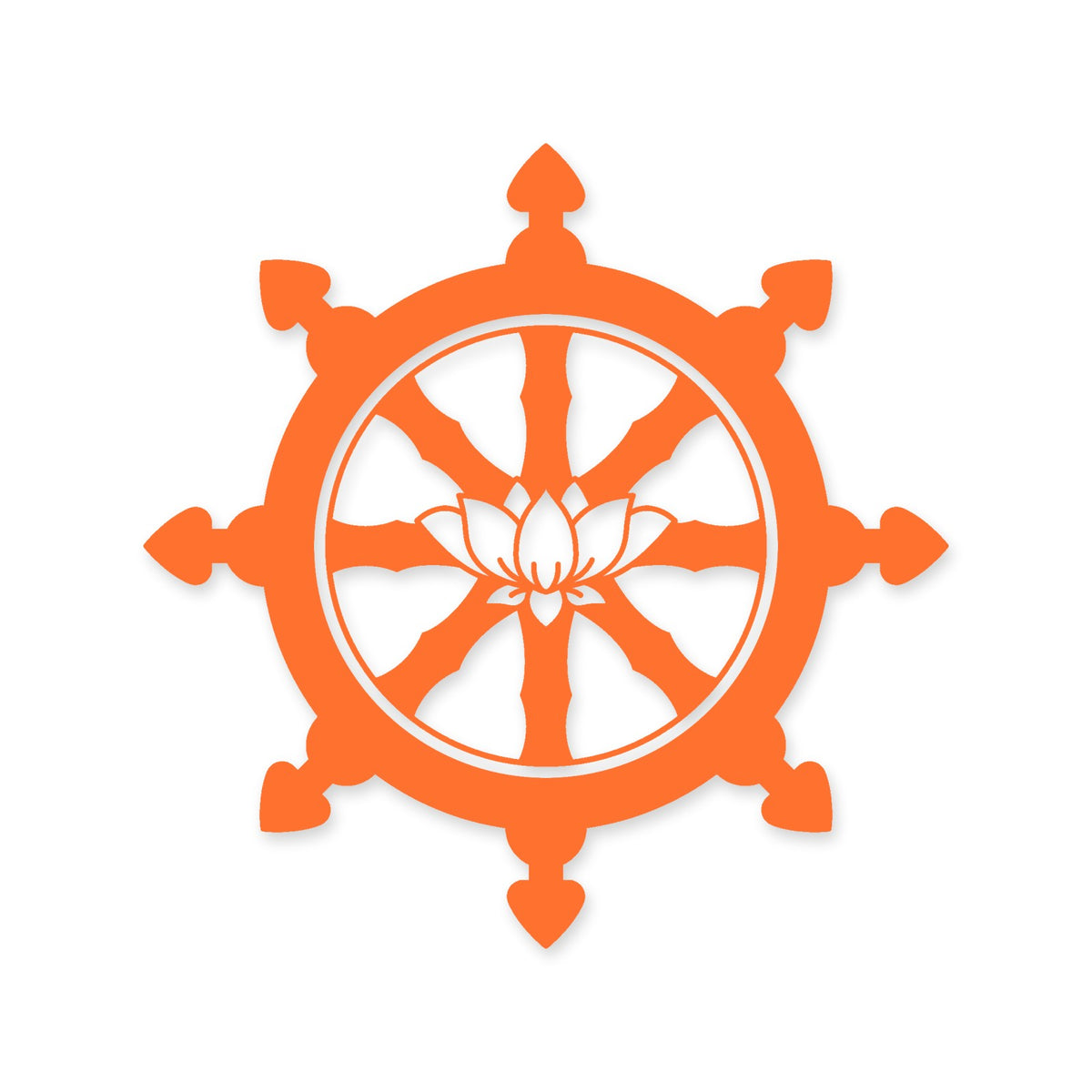 Buddhism Wheel of Life sticker, Buddhist vinyl decal