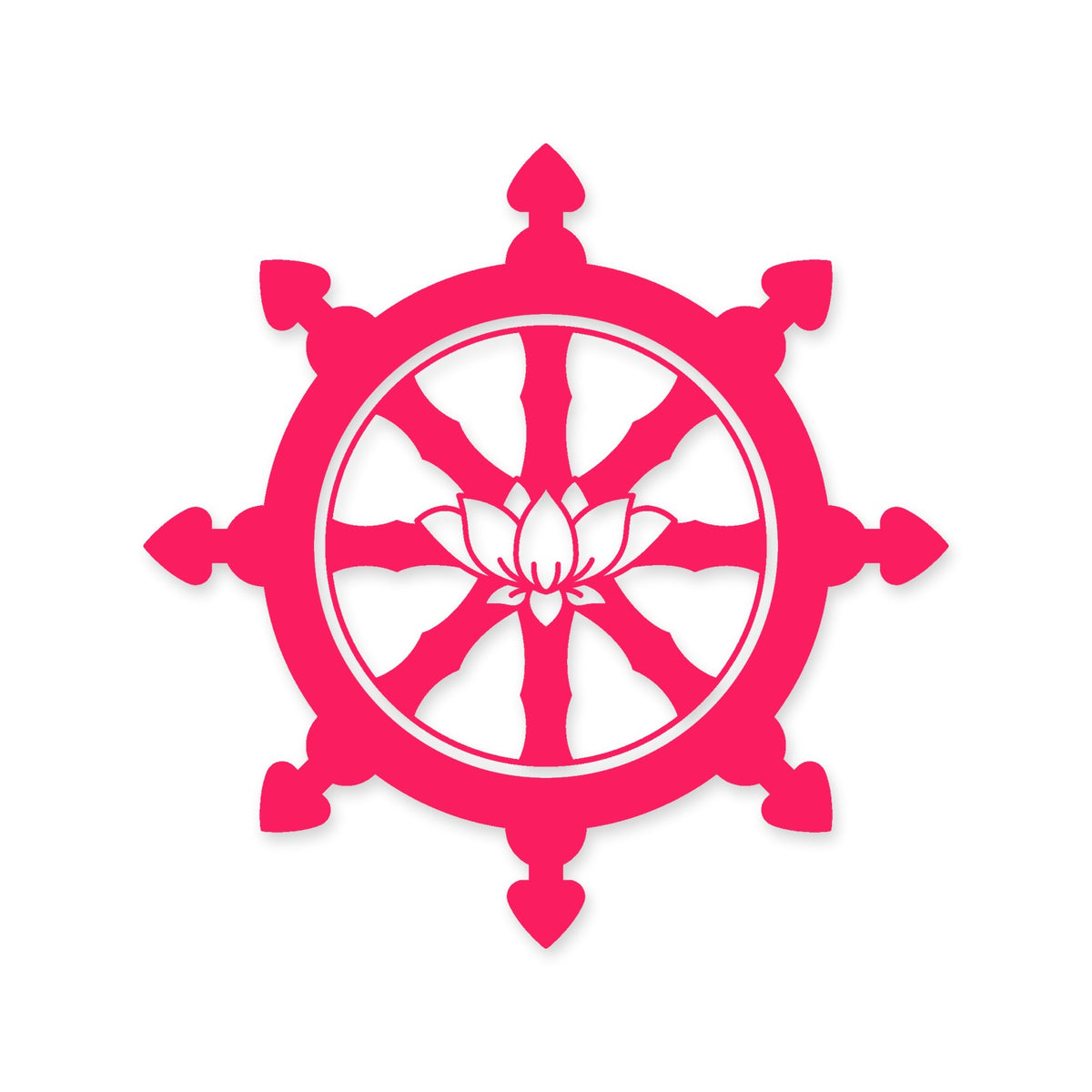 Buddhism Wheel of Life sticker, Buddhist vinyl decal