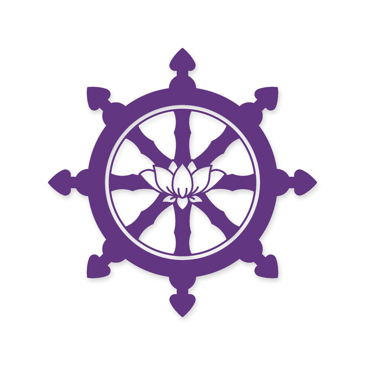 Buddhism Wheel of Life sticker, Buddhist vinyl decal