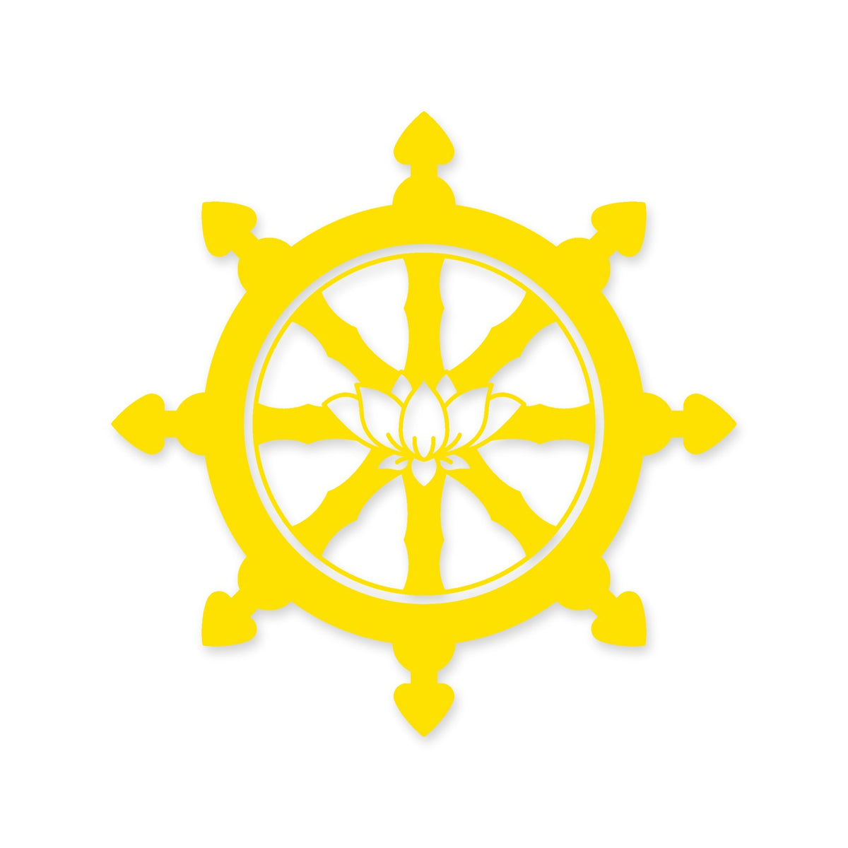 Buddhism Wheel of Life sticker, Buddhist vinyl decal