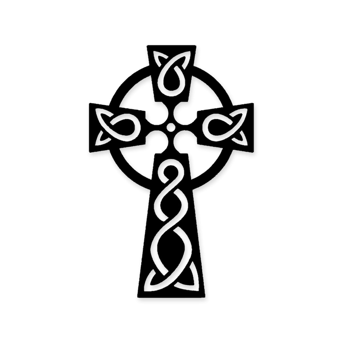 Celtic Cross sticker, Celtic Christian Cross sticker, car sticker, laptop decal
