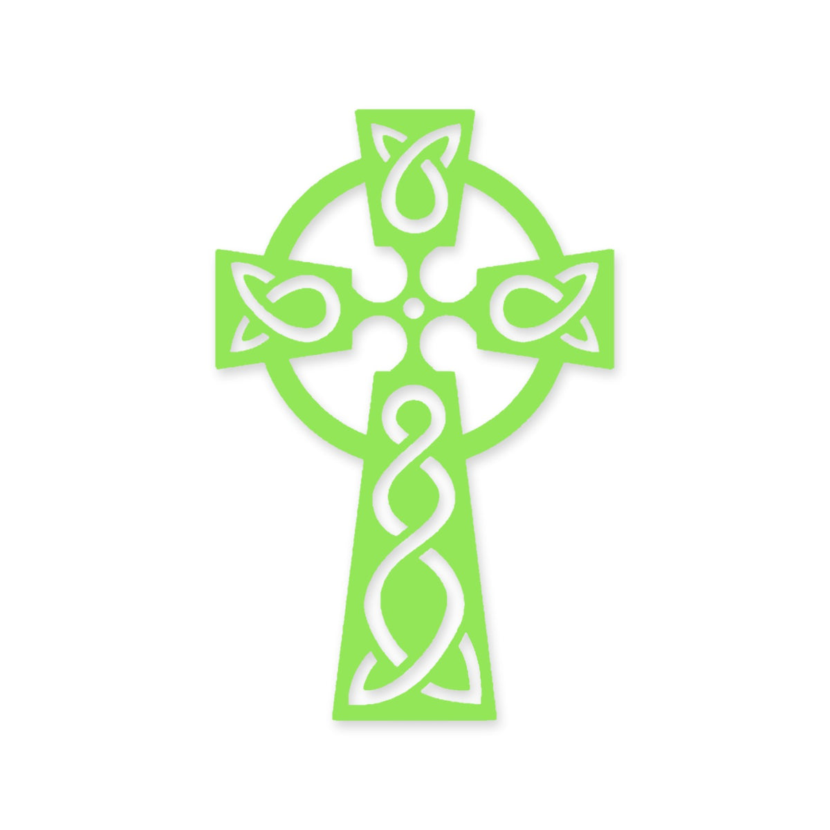 Celtic Cross sticker, Celtic Christian Cross sticker, car sticker, laptop decal