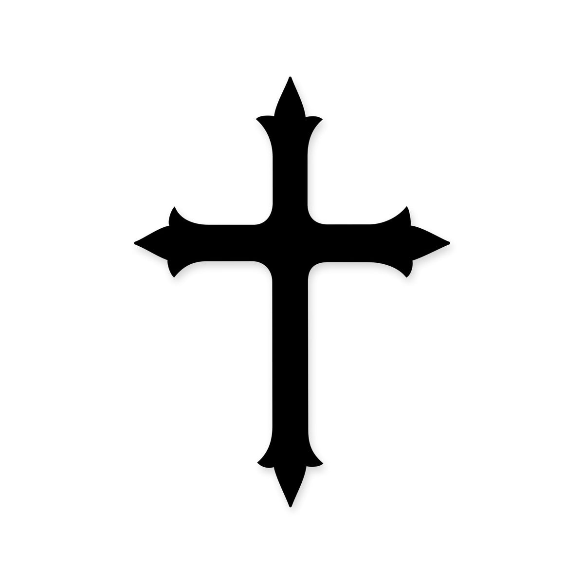 Christian Cross sticker, Christian Cross vinyl decal, car sticker, laptop decal