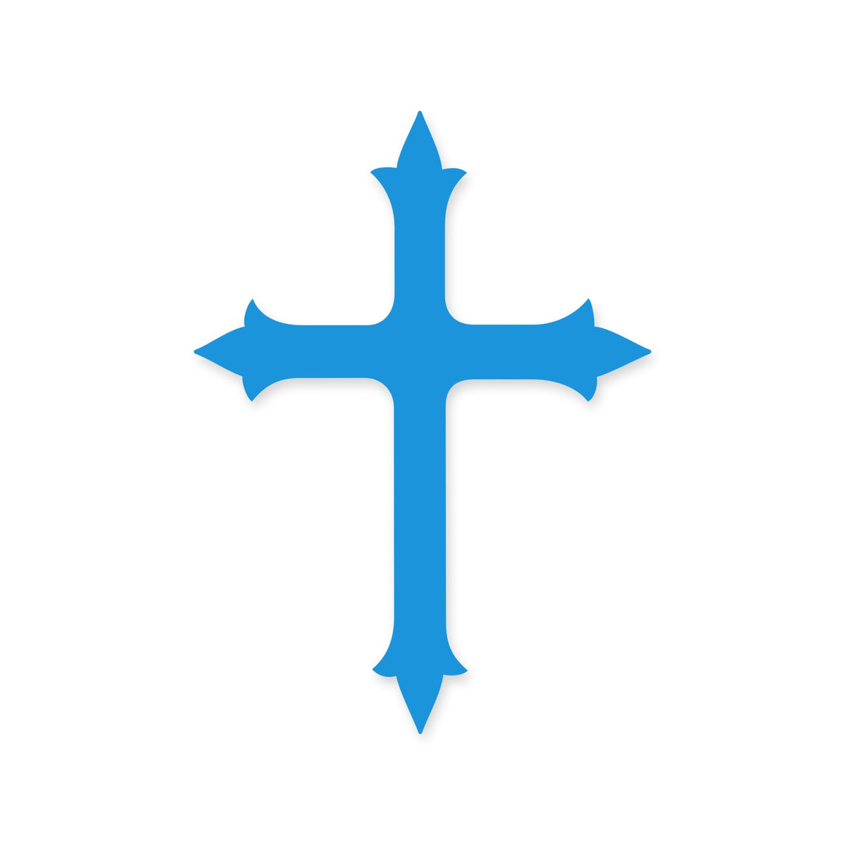 Christian Cross sticker, Christian Cross vinyl decal, car sticker, laptop decal