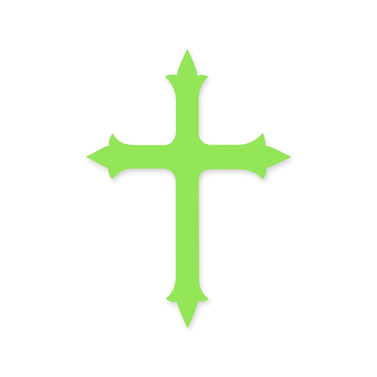 Christian Cross sticker, Christian Cross vinyl decal, car sticker, laptop decal