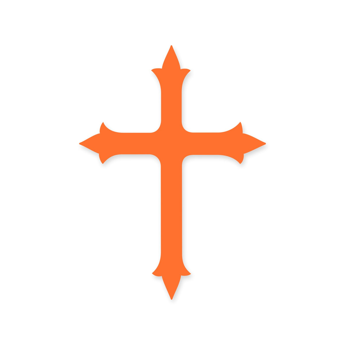 Christian Cross sticker, Christian Cross vinyl decal, car sticker, laptop decal