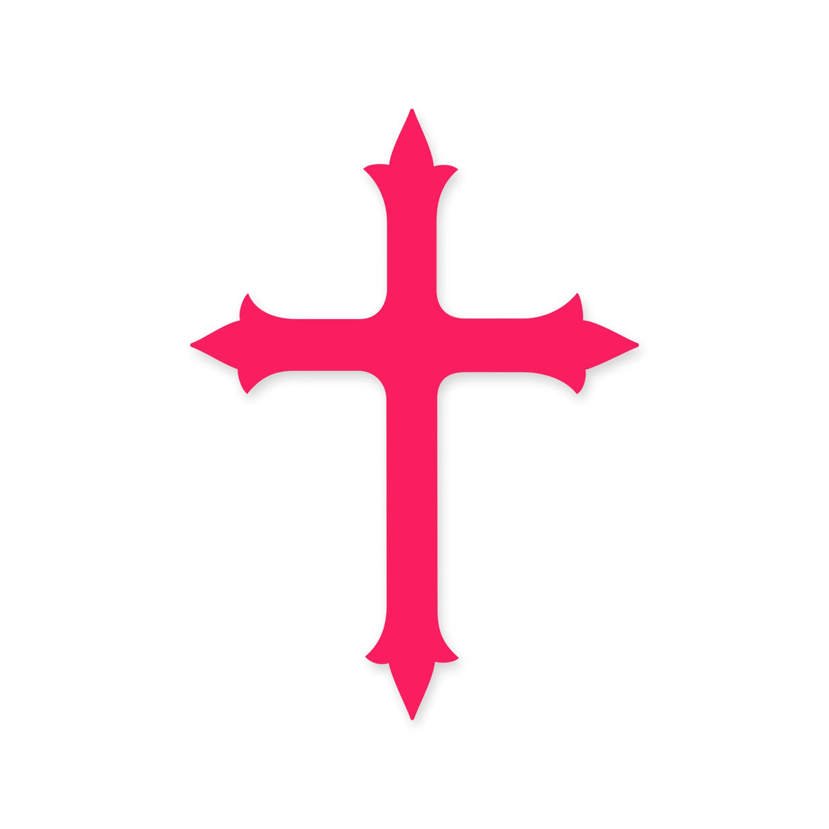Christian Cross sticker, Christian Cross vinyl decal, car sticker, laptop decal