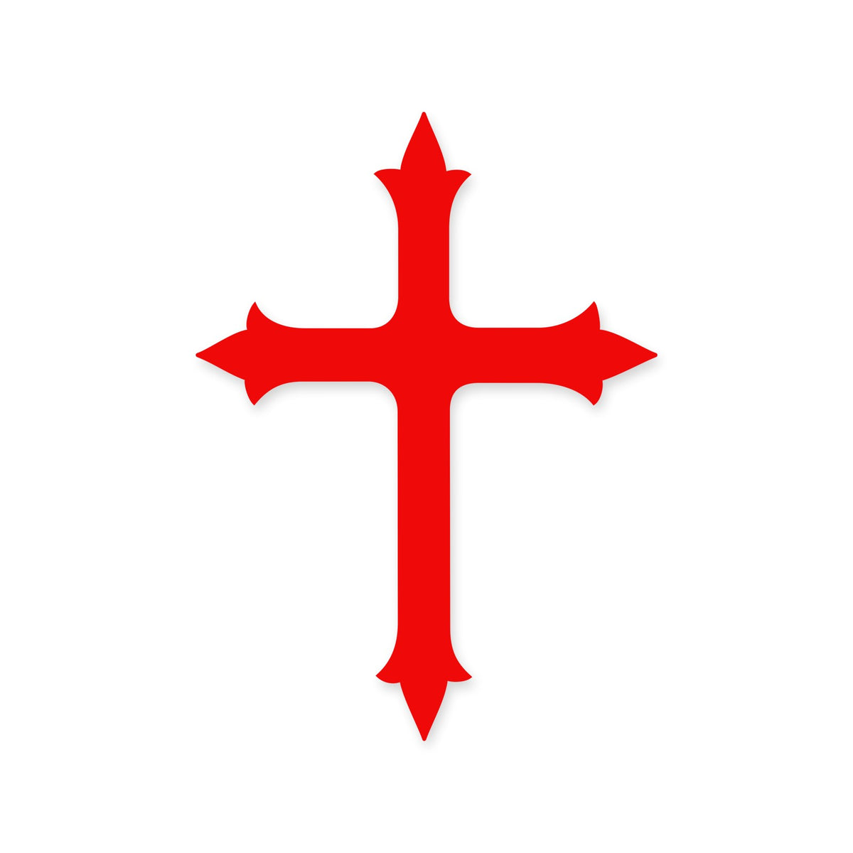 Christian Cross sticker, Christian Cross vinyl decal, car sticker, laptop decal