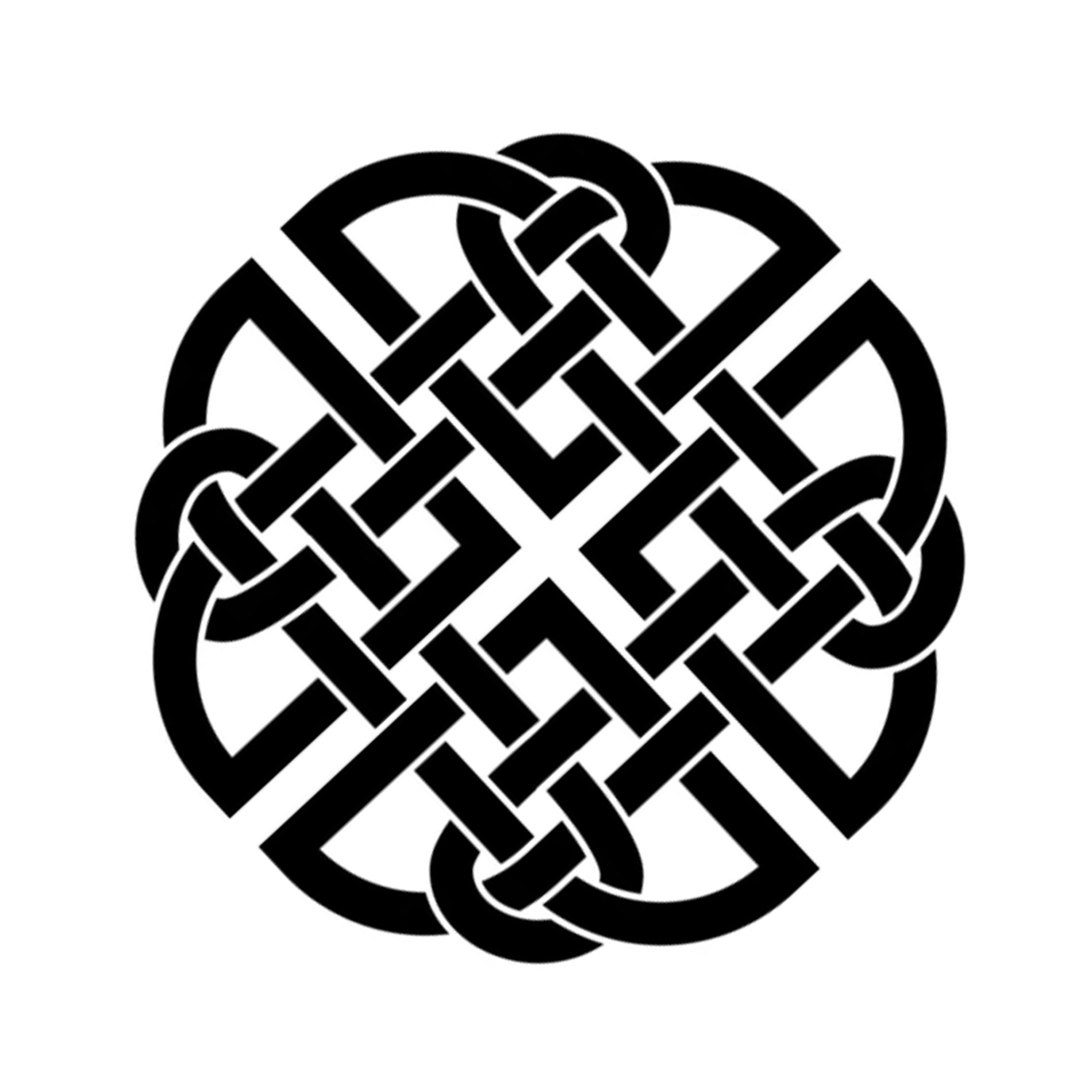 Dara Knot Celtic symbol sticker, Doire, Irish sticker, Gaelic, vinyl decal