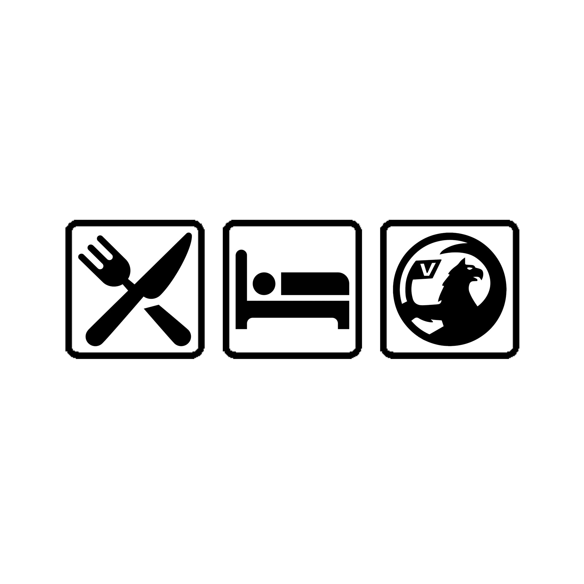 Eat Sleep Vauxhall car sticker, Vinyl decal for Vauxhalls, gift for Vauxhall owners