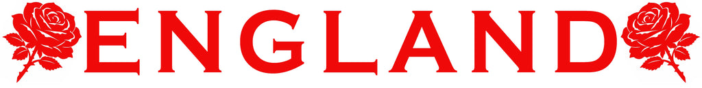 England Lorry windscreen sticker English Rose