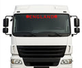 England Lorry windscreen sticker English Rose
