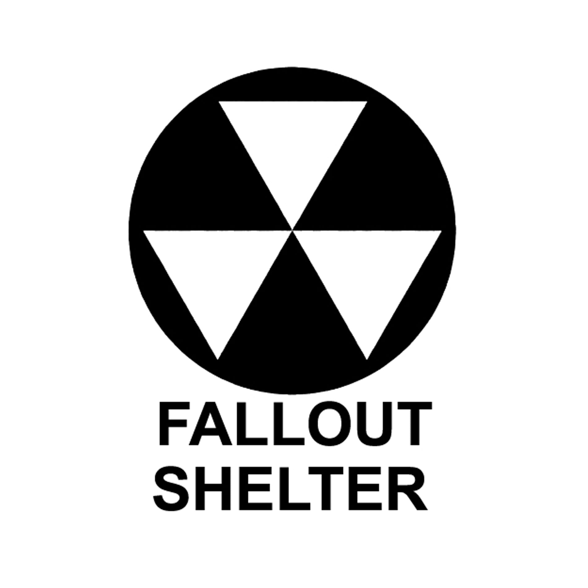 Fallout Shelter vinyl decal