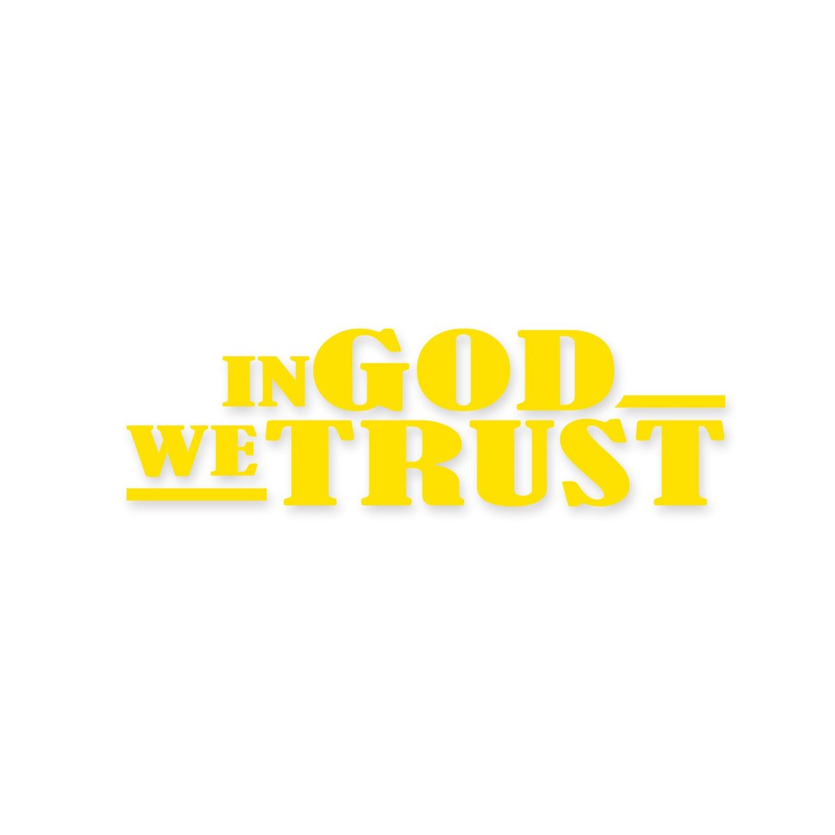 In God We Trust sticker, Christian sticker, car sticker, laptop, walls vinyl decal