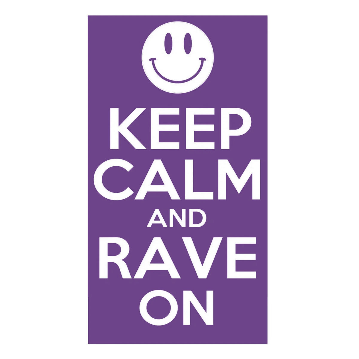 Keep calm and rave on sticker, EDM, dance music car sticker, laptop, walls vinyl