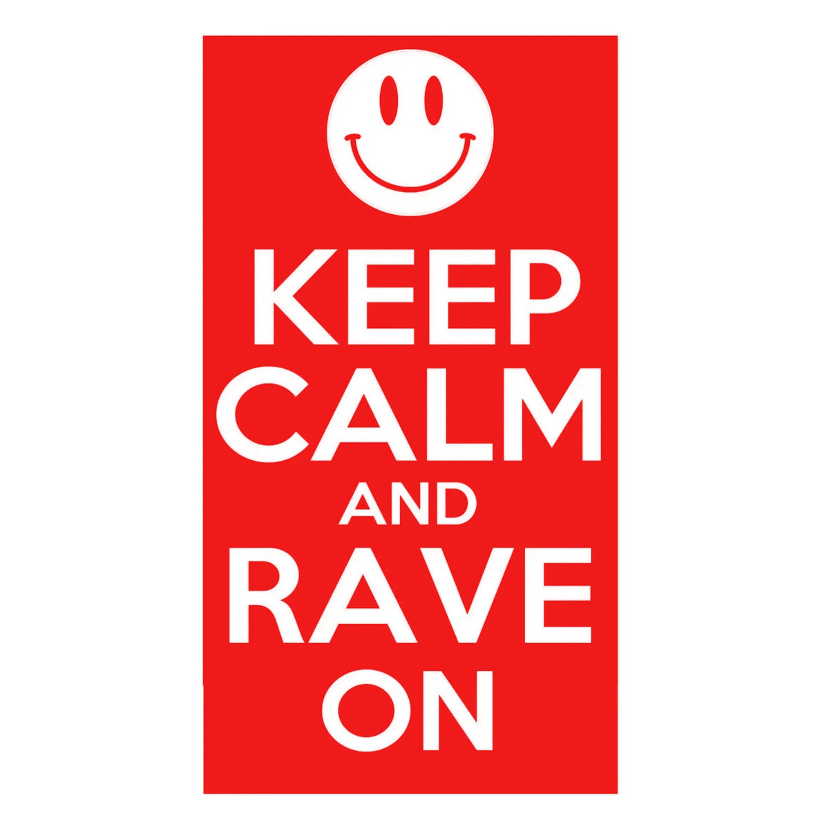 Keep calm and rave on sticker, EDM, dance music car sticker, laptop, walls vinyl