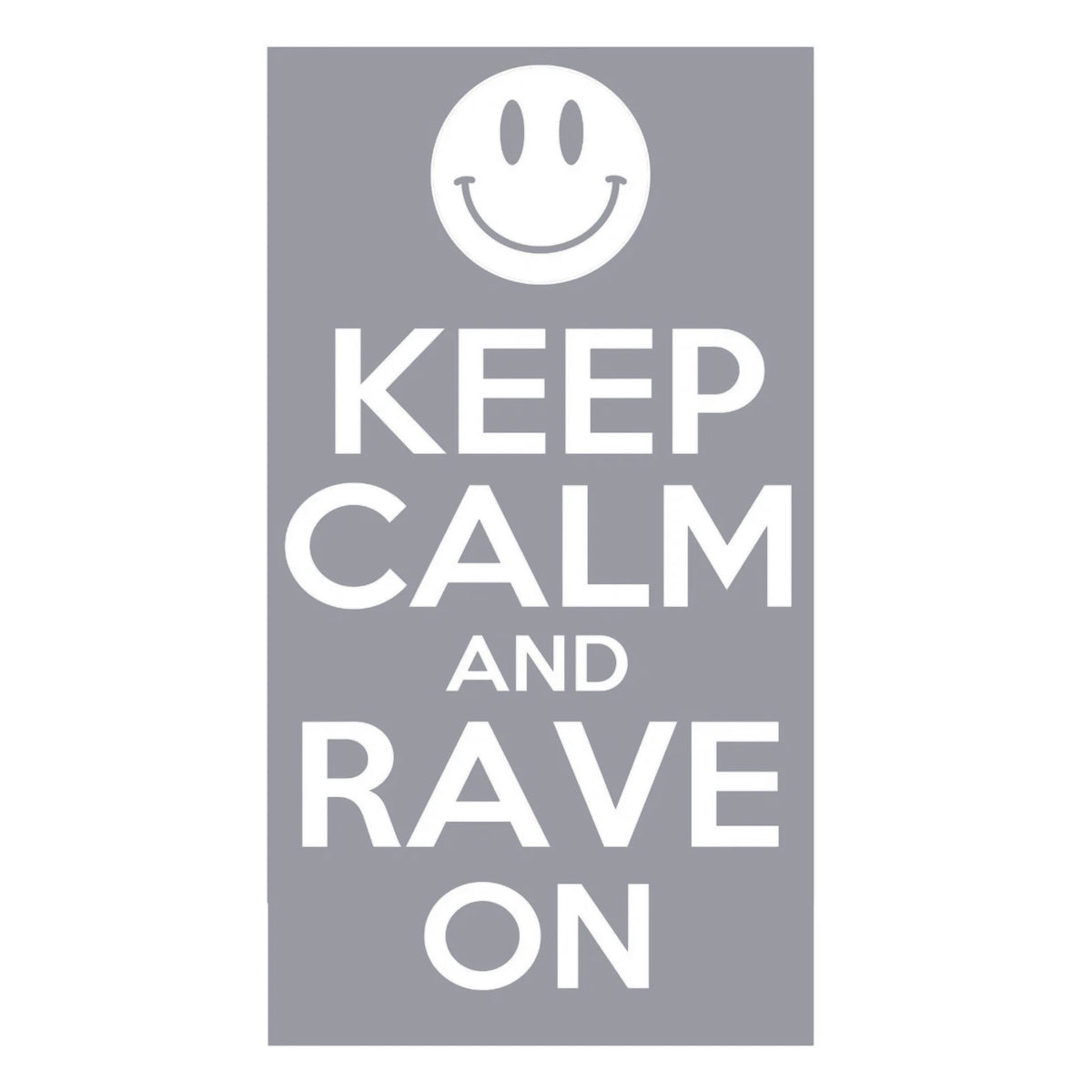Keep calm and rave on sticker, EDM, dance music car sticker, laptop, walls vinyl