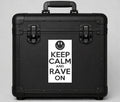 Keep calm and rave on sticker, EDM, dance music car sticker, laptop, walls vinyl