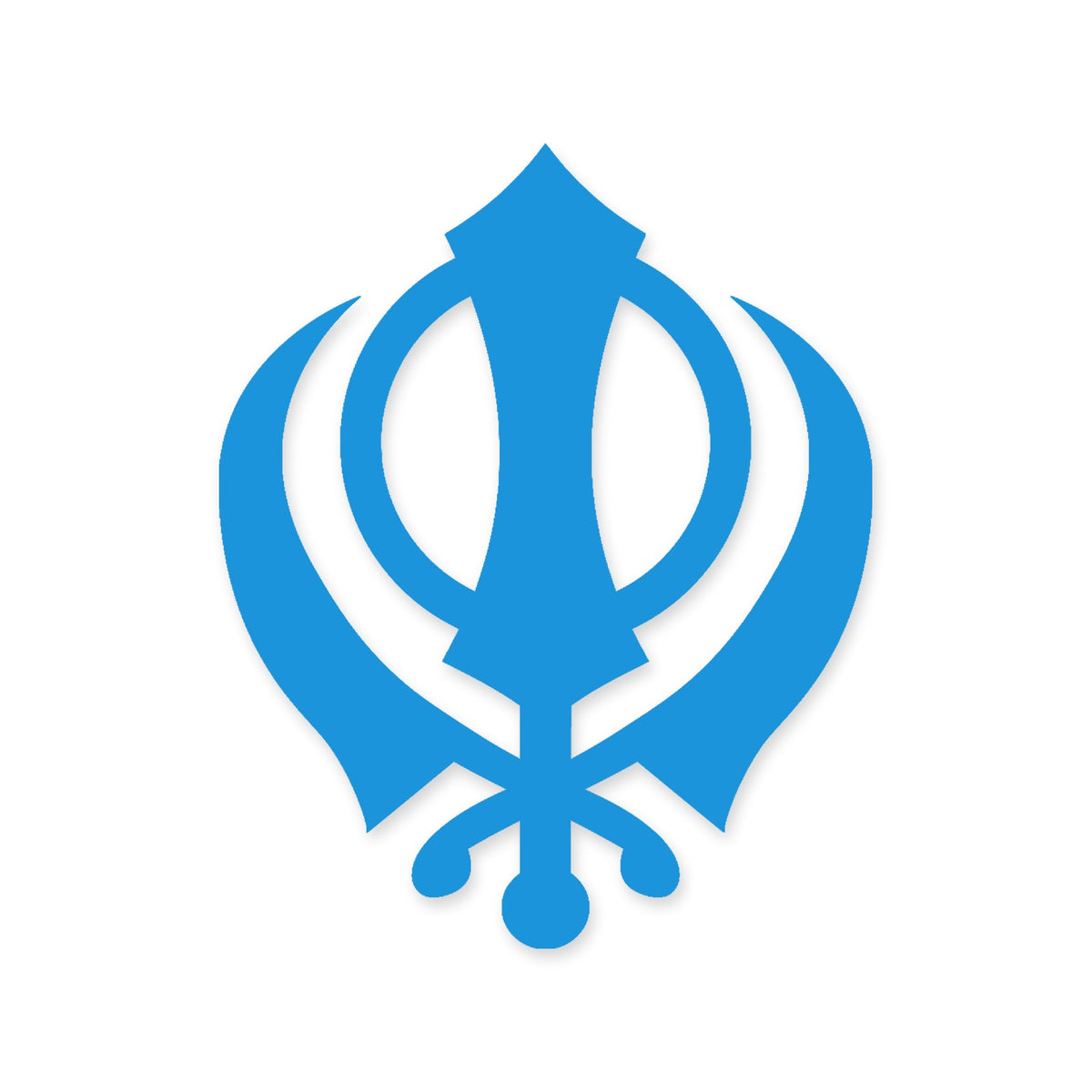 Khanda symbol Sikh Sikhism car sticker vinyl decal, walls, window, laptop