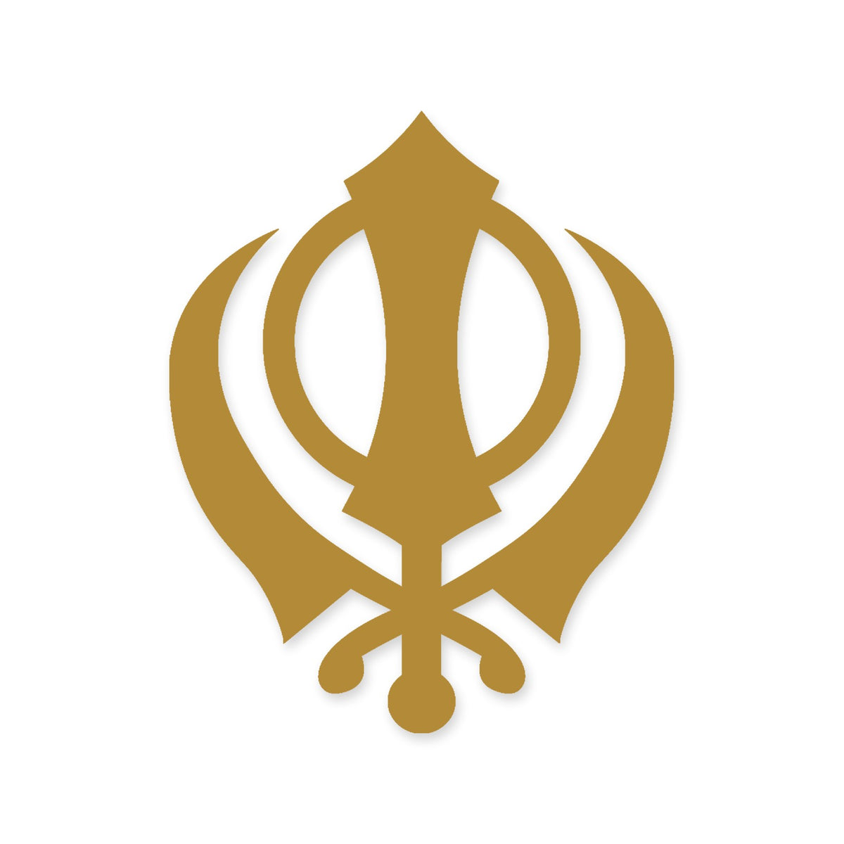 Khanda symbol Sikh Sikhism car sticker vinyl decal, walls, window, laptop