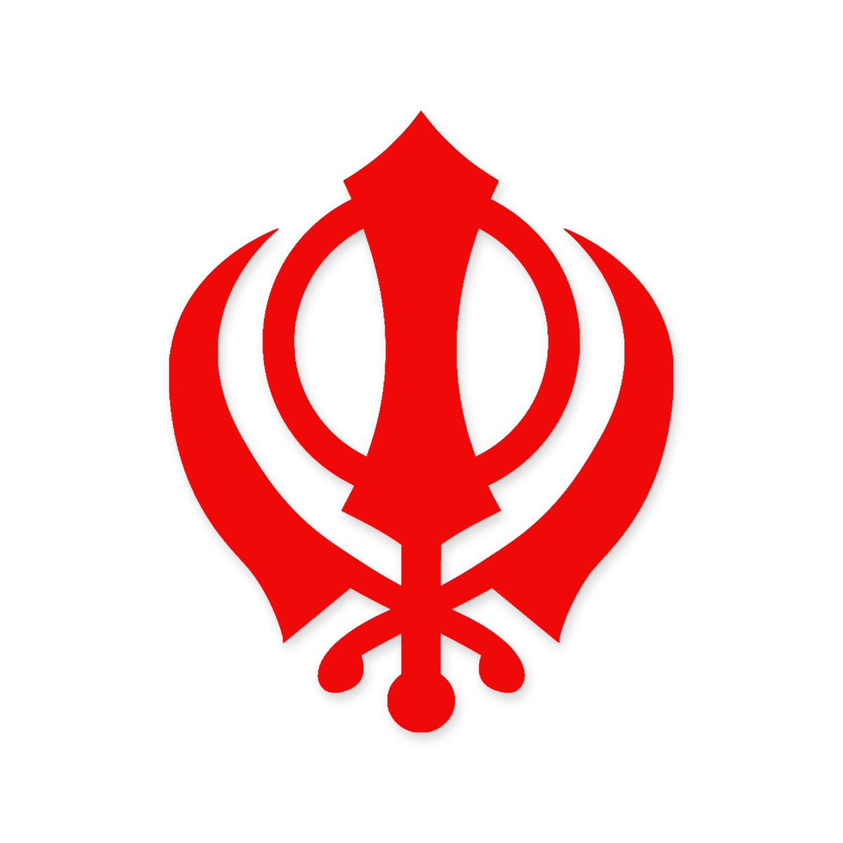 Khanda symbol Sikh Sikhism car sticker vinyl decal, walls, window, laptop