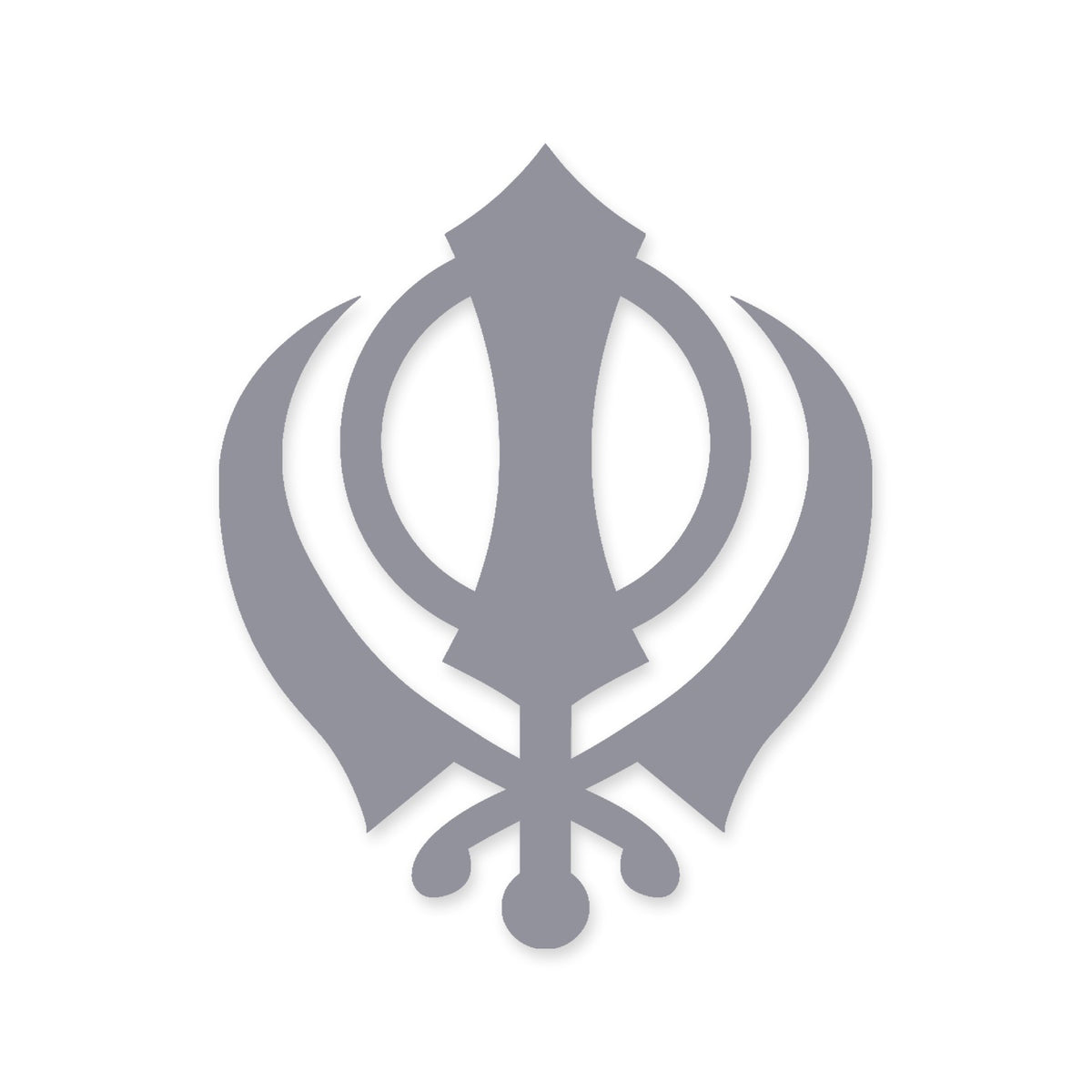 Khanda symbol Sikh Sikhism car sticker vinyl decal, walls, window, laptop