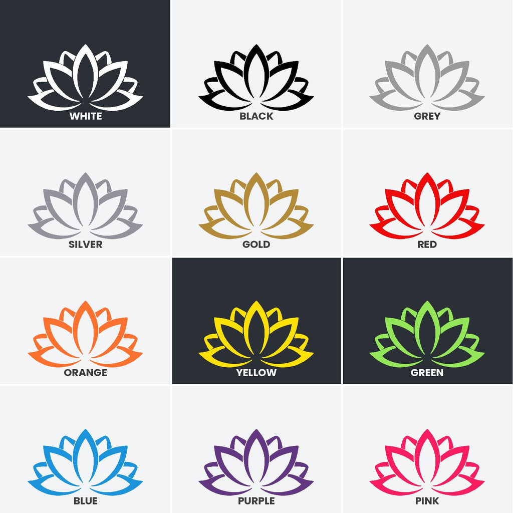 Lotus Flower sticker, car sticker, laptop decal, gaming sticker