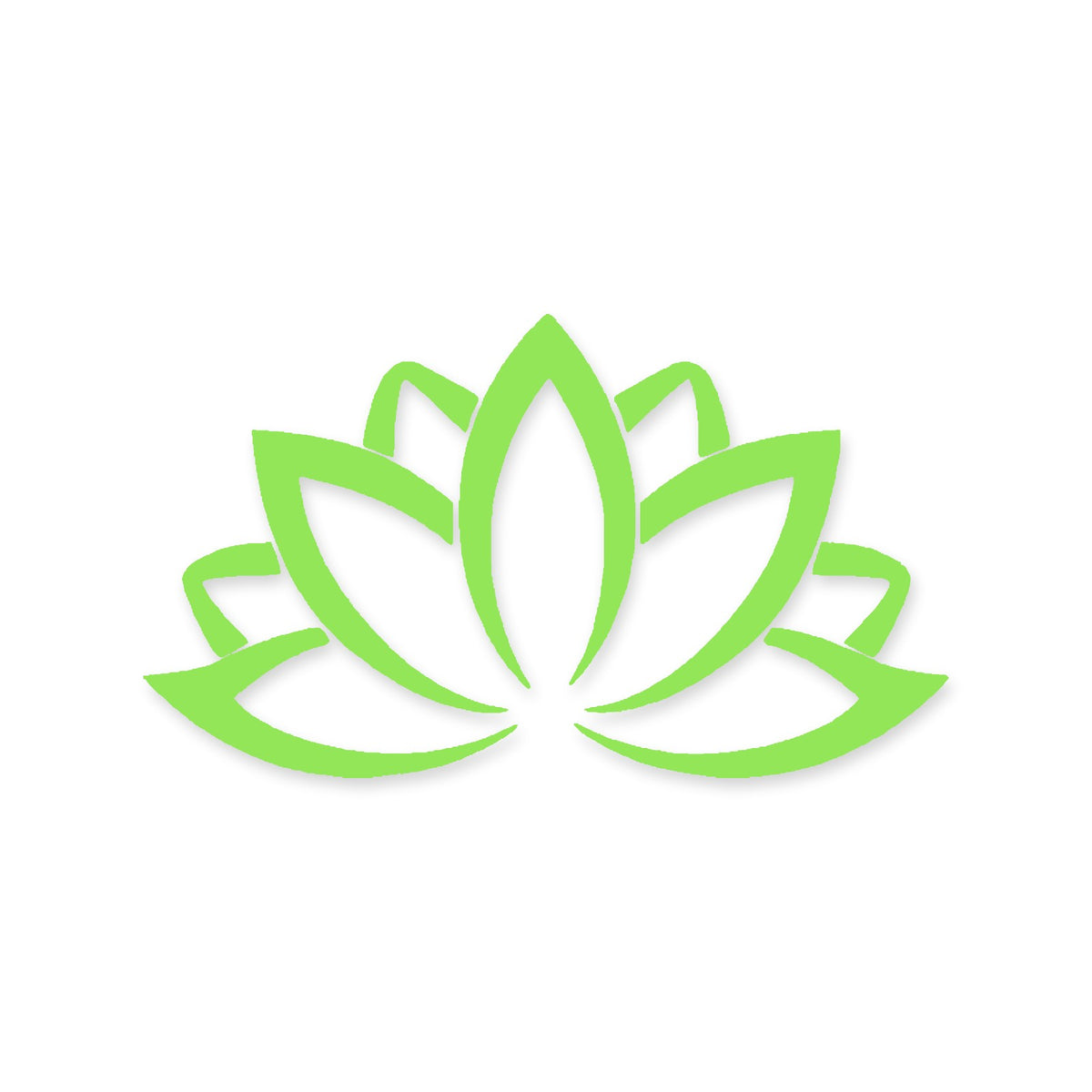 Lotus Flower sticker, car sticker, laptop decal, gaming sticker