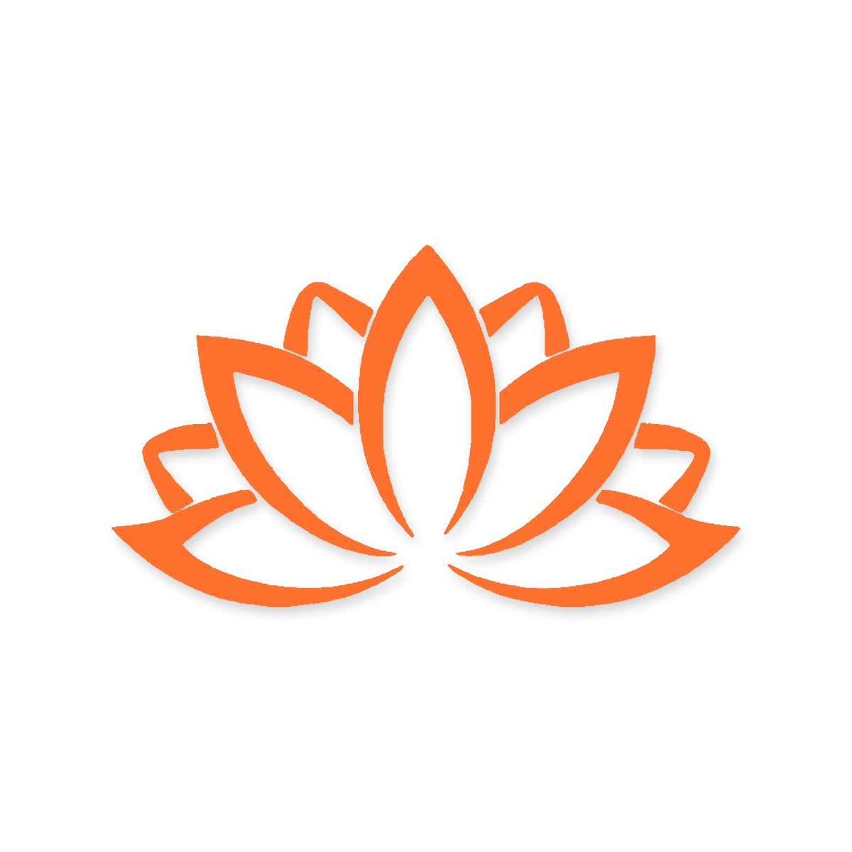 Lotus Flower sticker, car sticker, laptop decal, gaming sticker