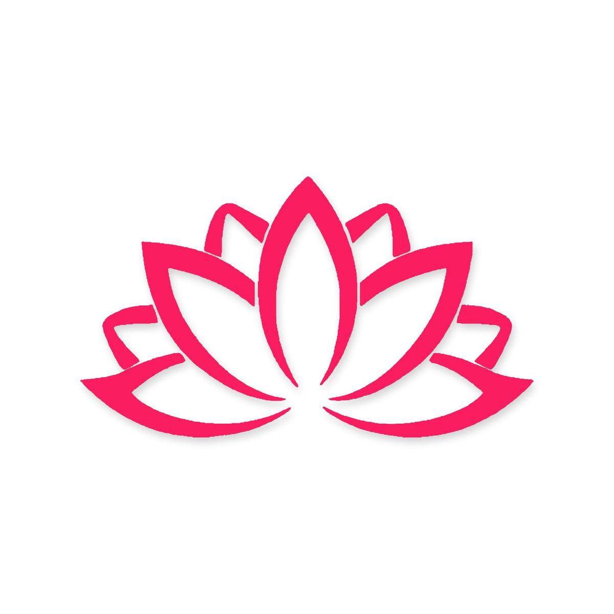 Lotus Flower sticker, car sticker, laptop decal, gaming sticker