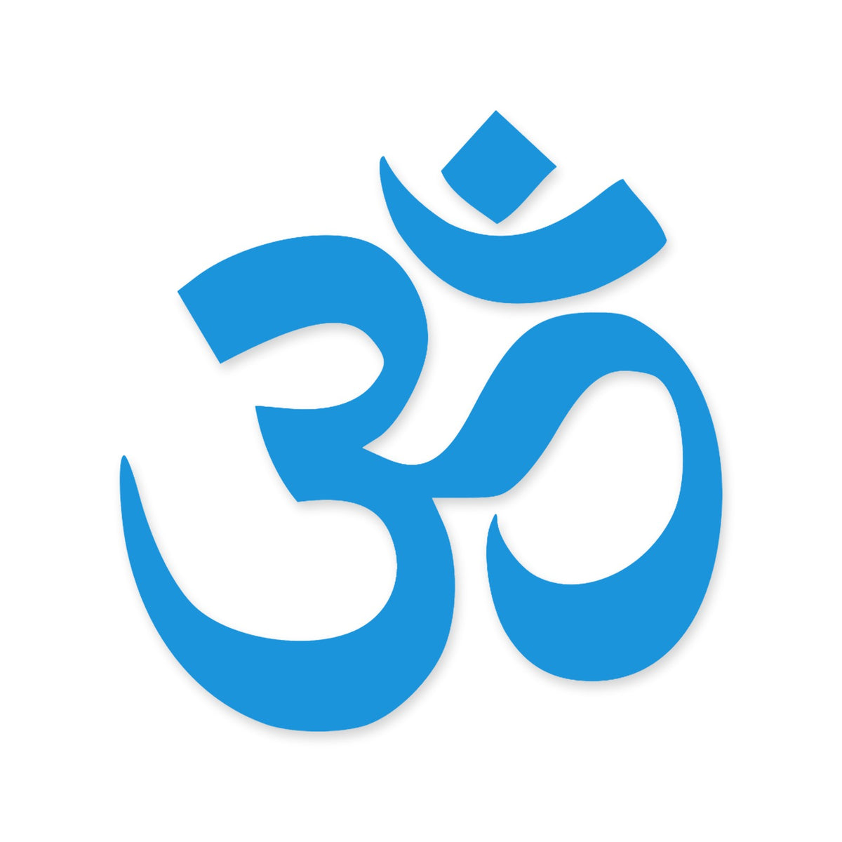 Om Hindu Buddhism yoga symbol car sticker vinyl decal, walls, window, laptop