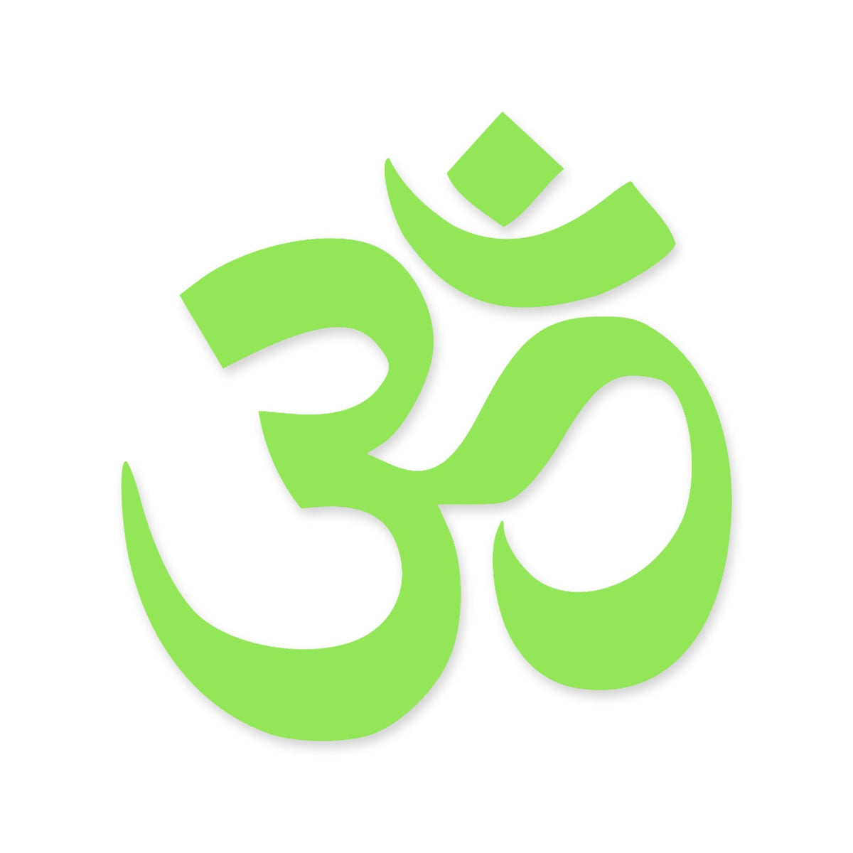 Om Hindu Buddhism yoga symbol car sticker vinyl decal, walls, window, laptop