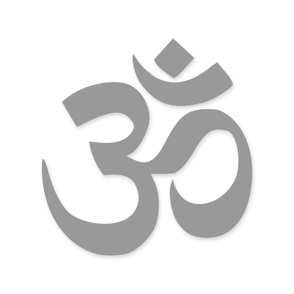 Om Hindu Buddhism yoga symbol car sticker vinyl decal, walls, window, laptop