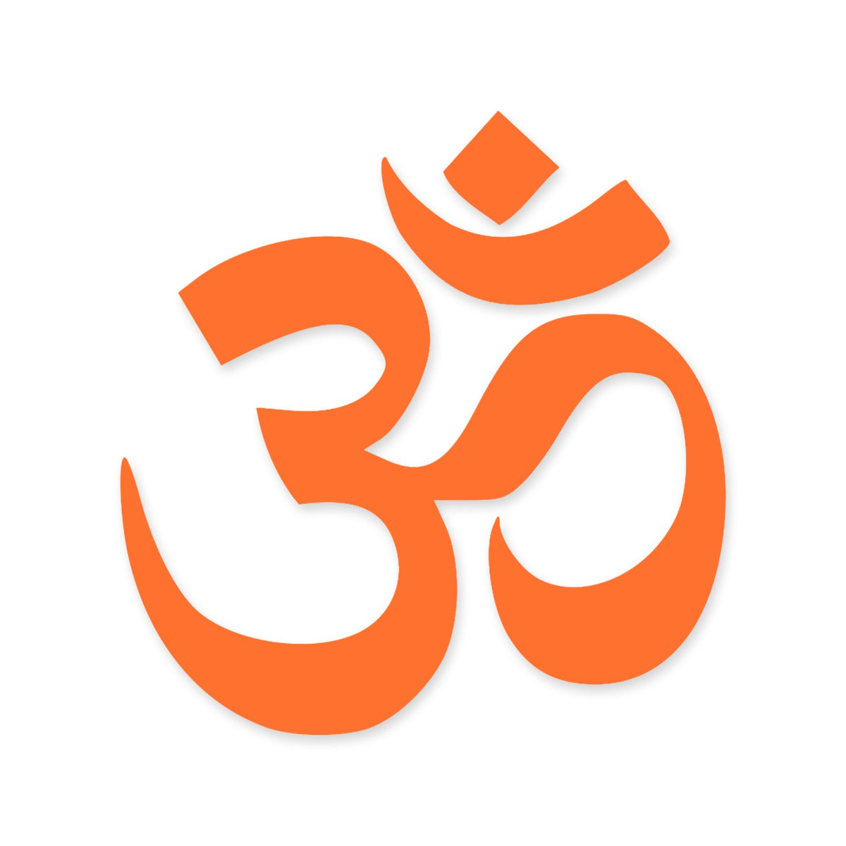 Om Hindu Buddhism yoga symbol car sticker vinyl decal, walls, window, laptop