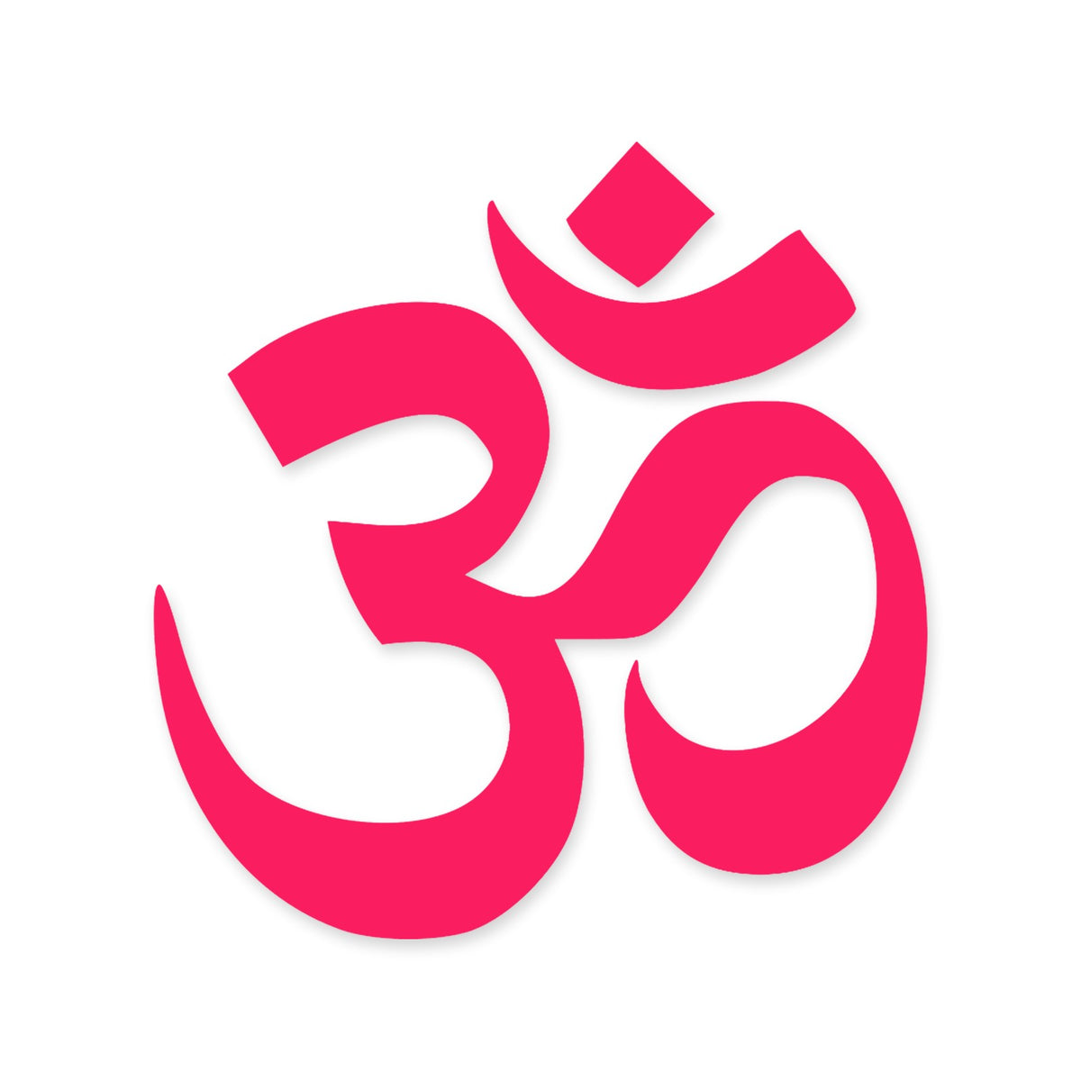 Om Hindu Buddhism yoga symbol car sticker vinyl decal, walls, window, laptop