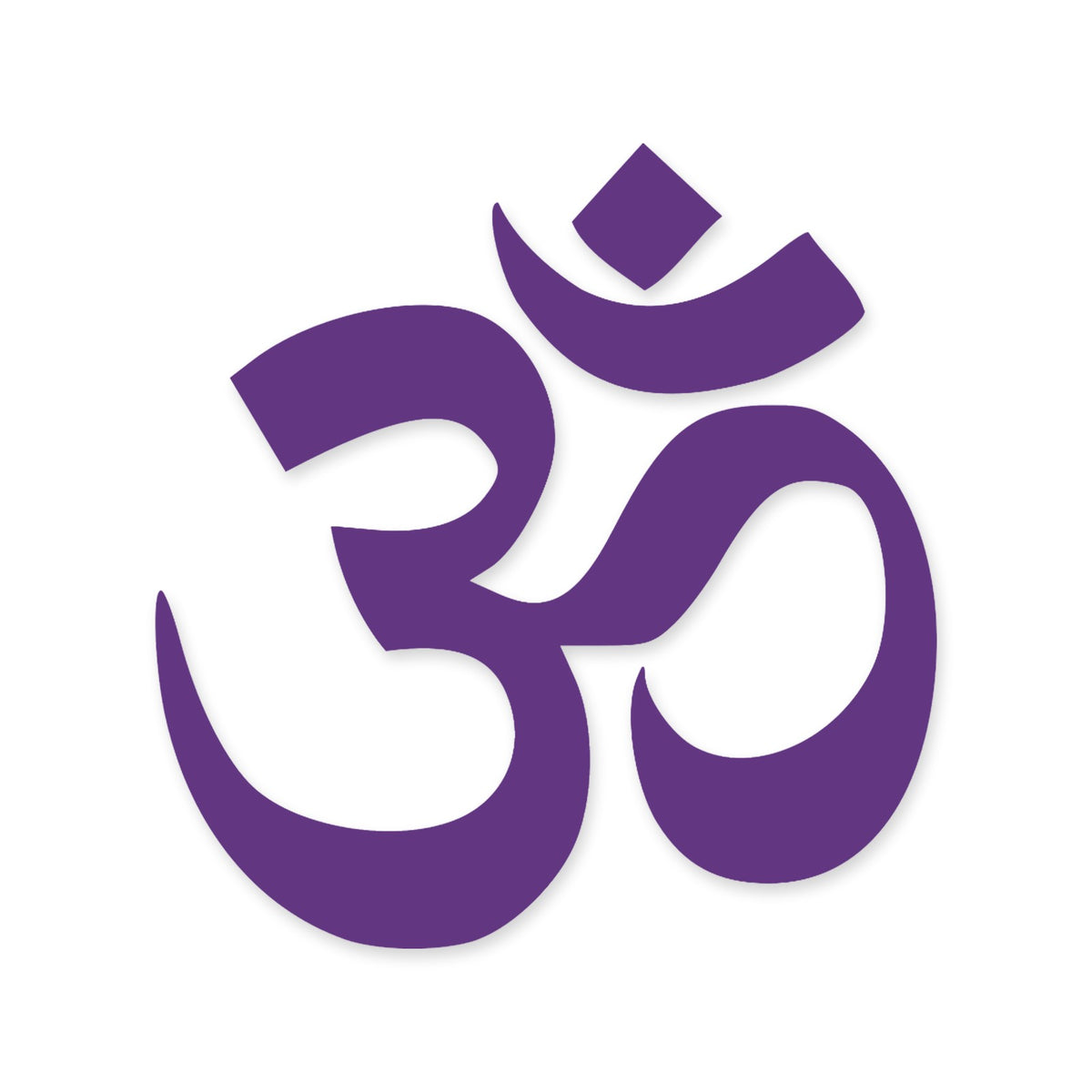 Om Hindu Buddhism yoga symbol car sticker vinyl decal, walls, window, laptop