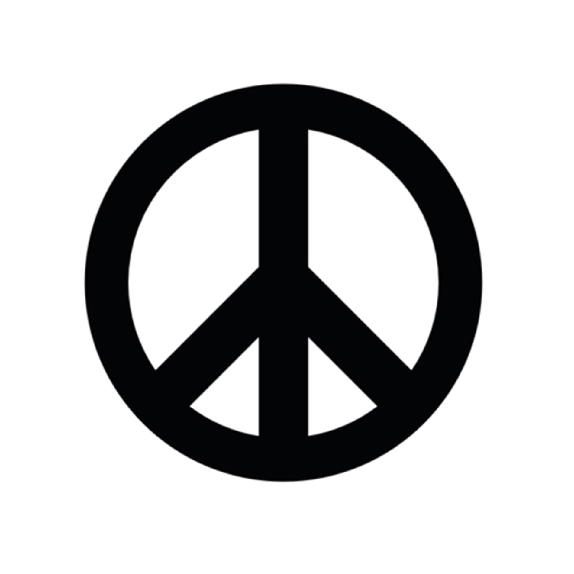 Peace Symbol Car sticker, Laptop decal, Gaming sticker