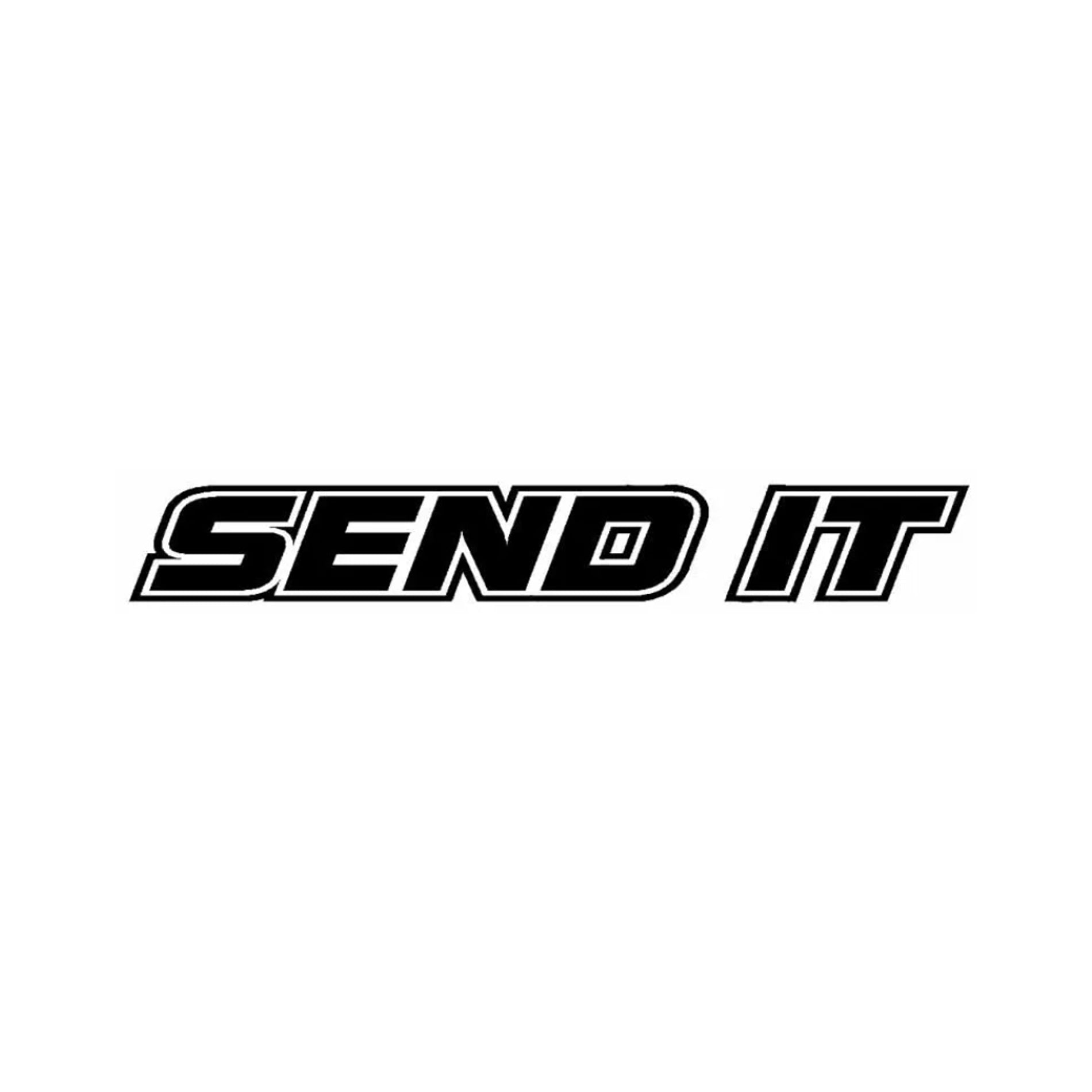 Send It car sticker die cut from vinyl
