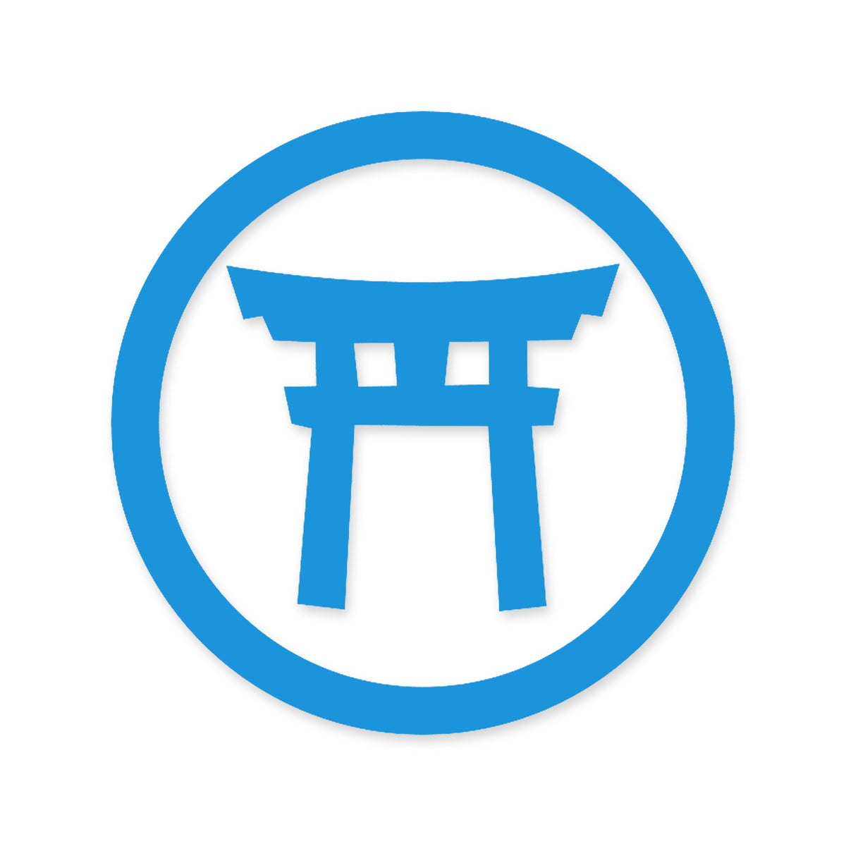 Shinto Shrine Japanese sticker vinyl decal