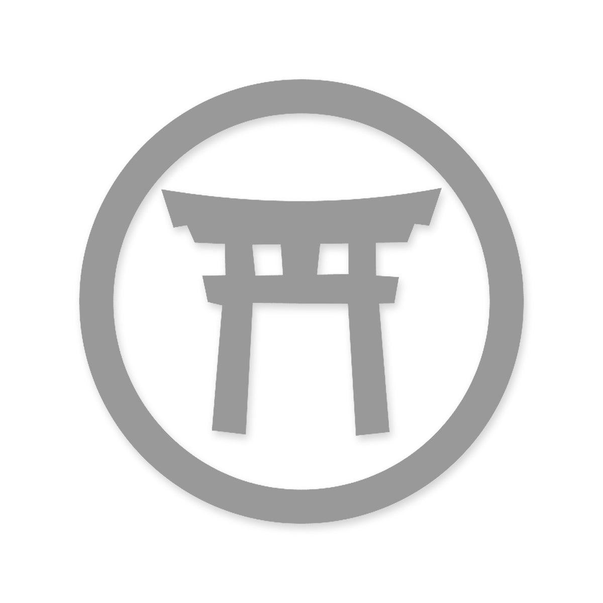 Shinto Shrine Japanese sticker vinyl decal