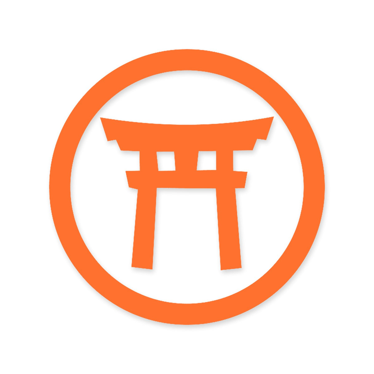 Shinto Shrine Japanese sticker vinyl decal