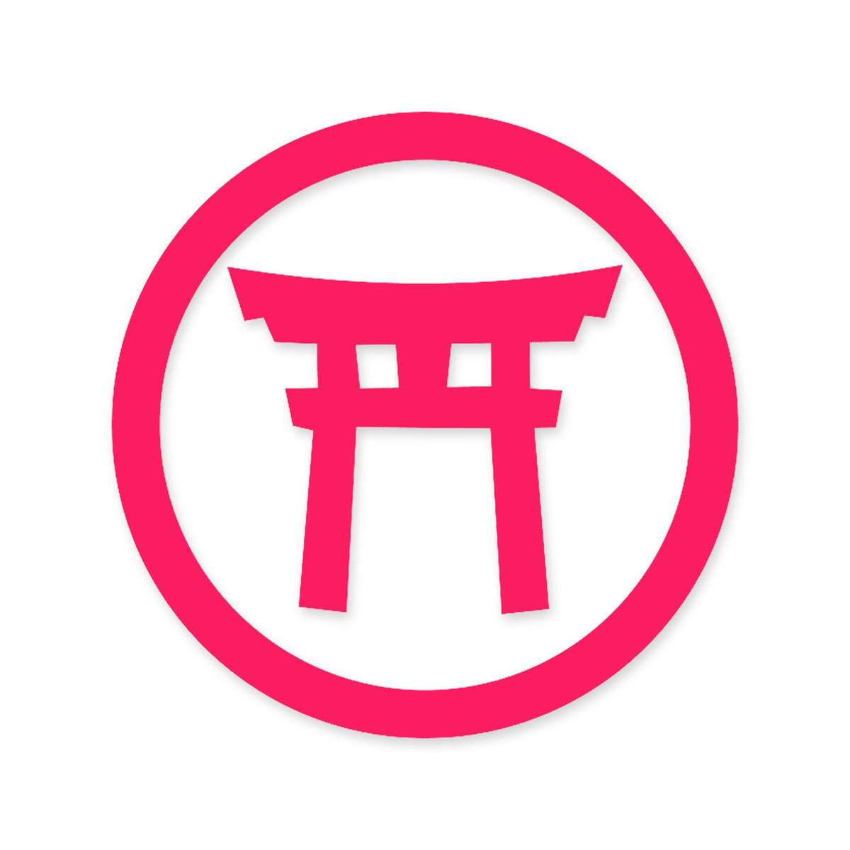 Shinto Shrine Japanese sticker vinyl decal