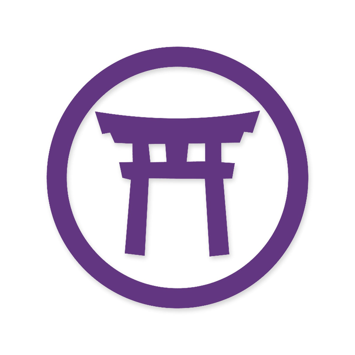 Shinto Shrine Japanese sticker vinyl decal