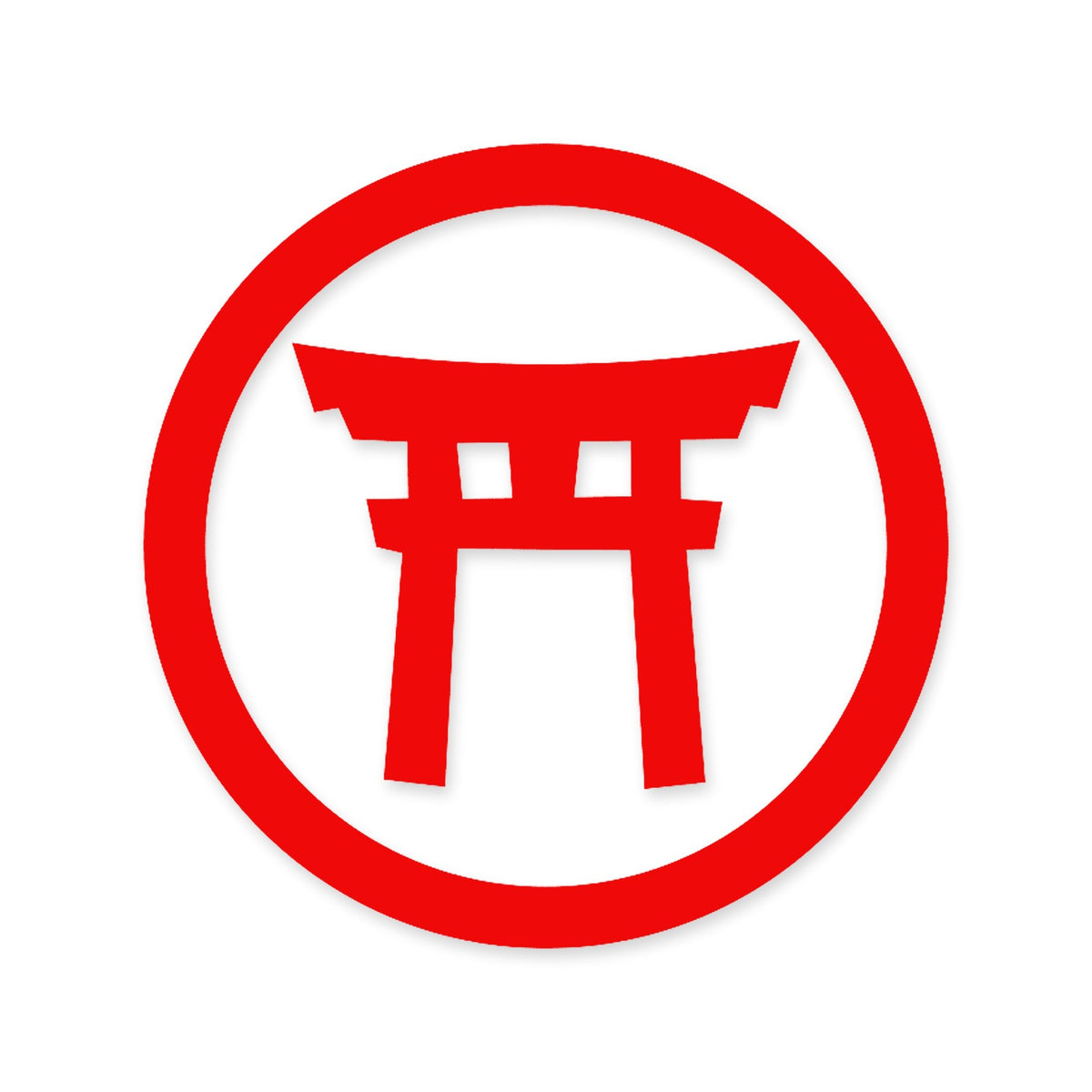 Shinto Shrine Japanese sticker vinyl decal
