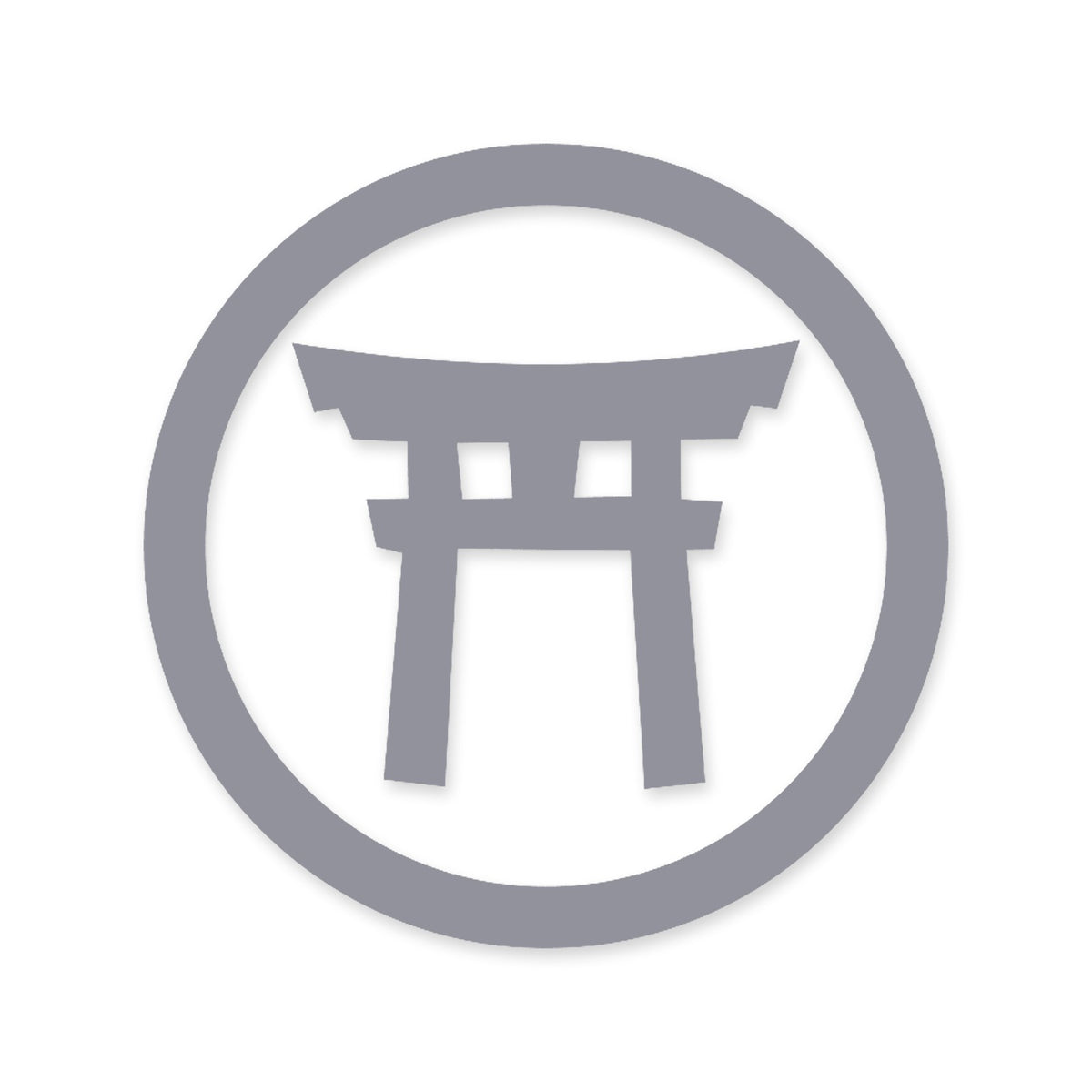Shinto Shrine Japanese sticker vinyl decal